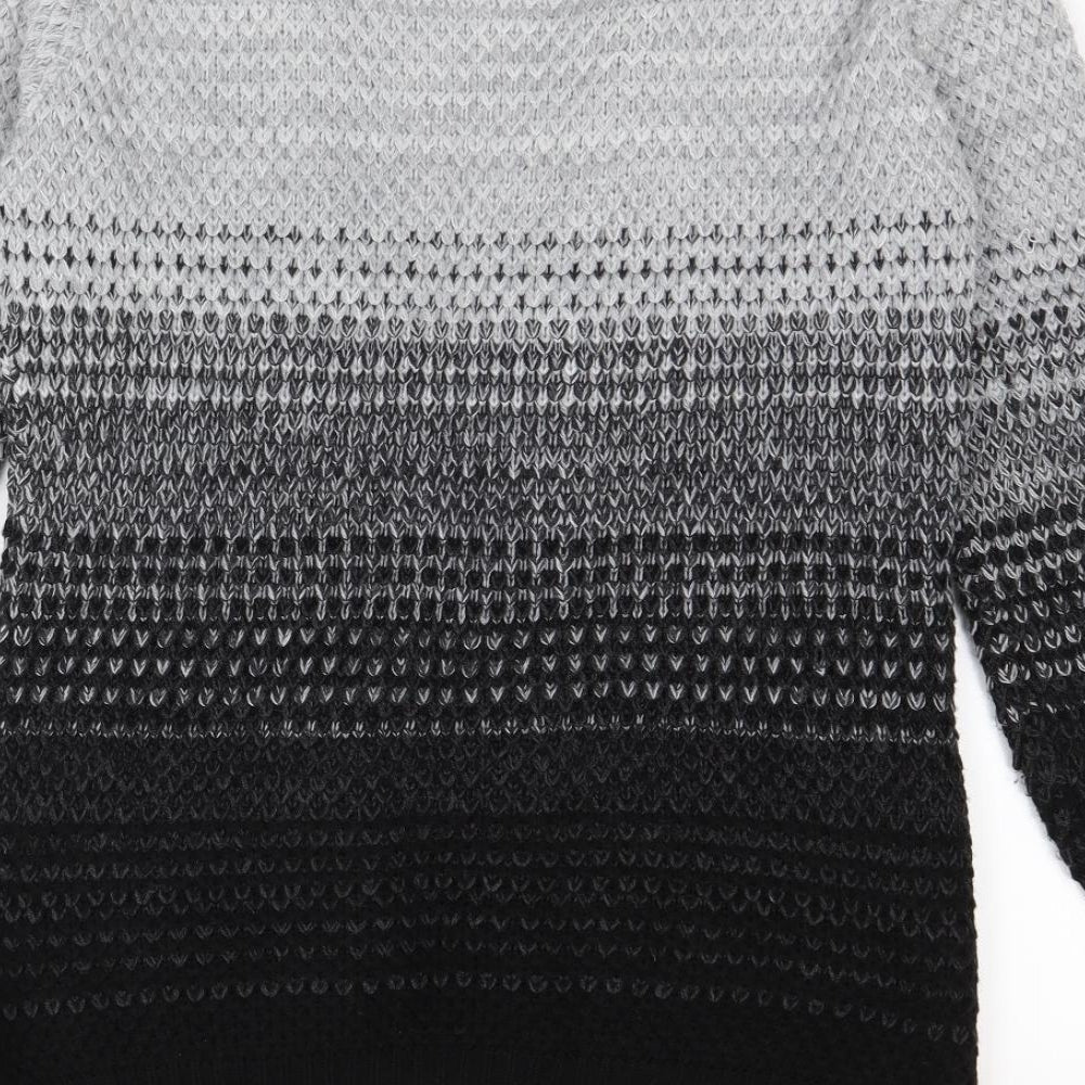 F&F Womens Black Cardigan Jumper Size 10