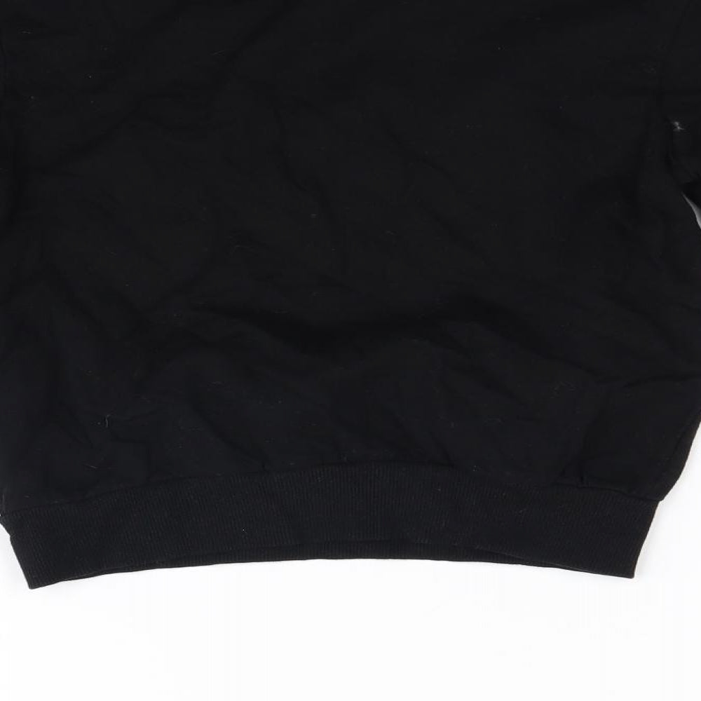 studio Girls Black Pullover Jumper Size 6-7 Years