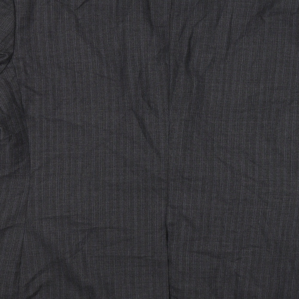 George Mens Grey Check Jacket Suit Jacket Size 38
