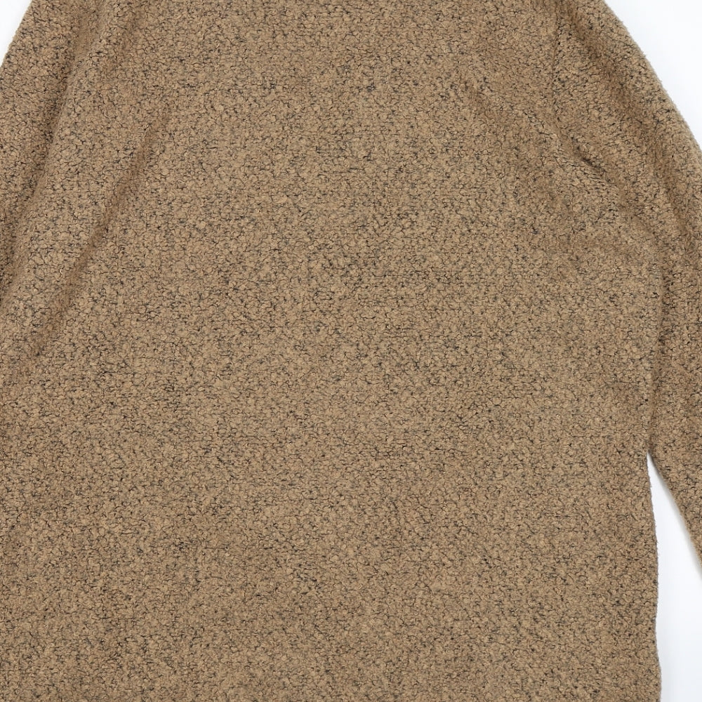 F&F Womens Brown Cardigan Jumper Size 14