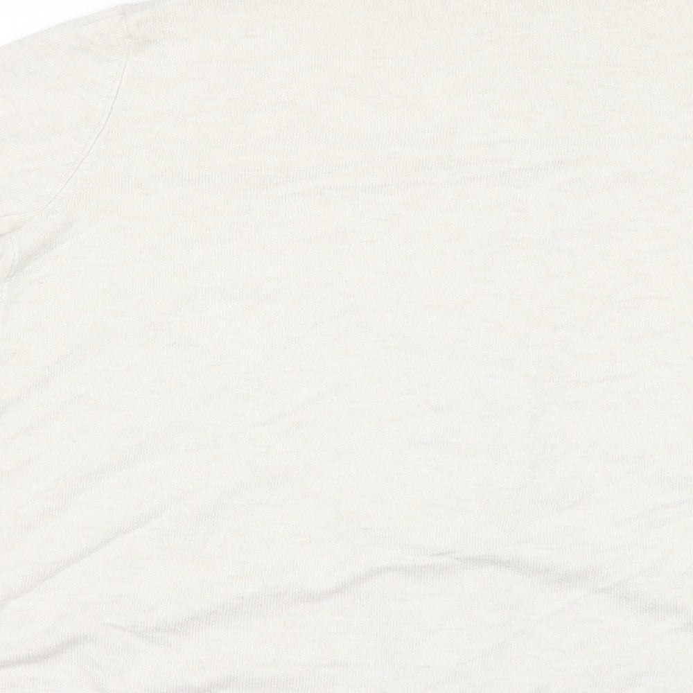 Papaya Womens White Cardigan Jumper Size 12