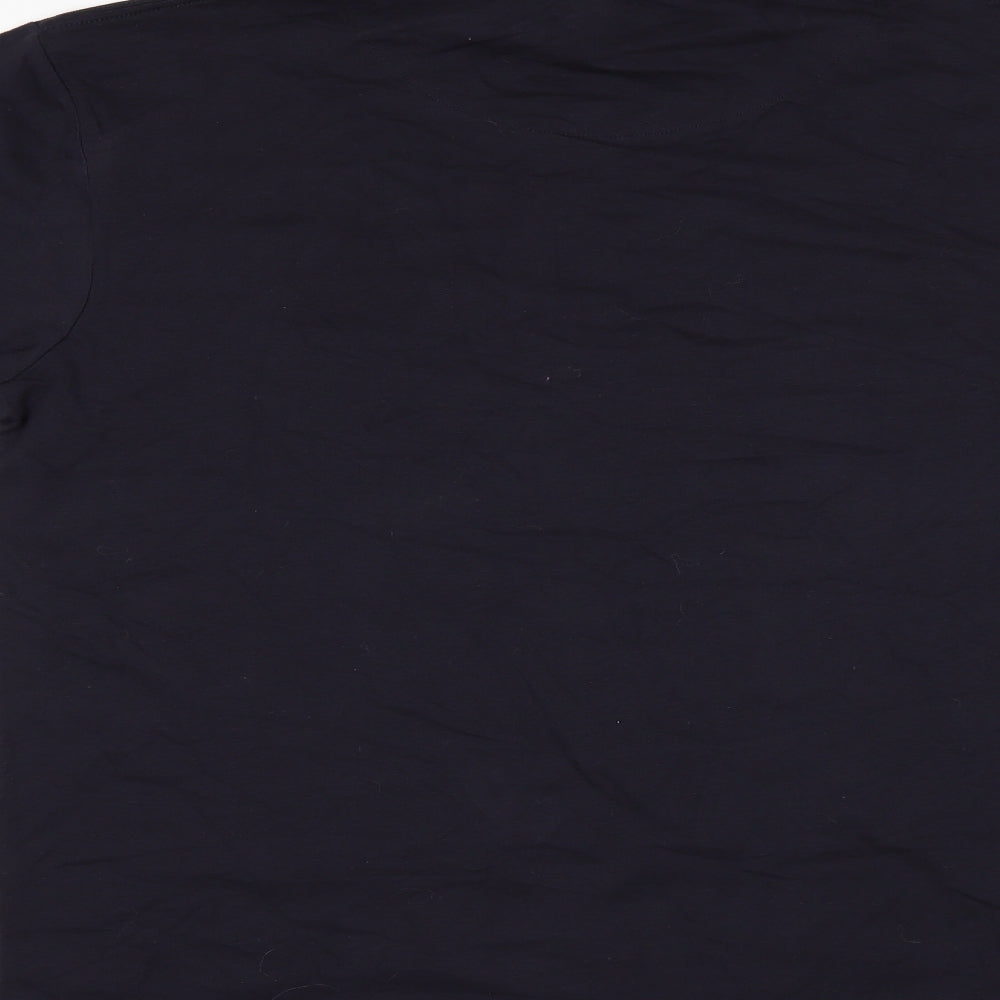 Henbury Mens Blue Pullover Jumper Size M
