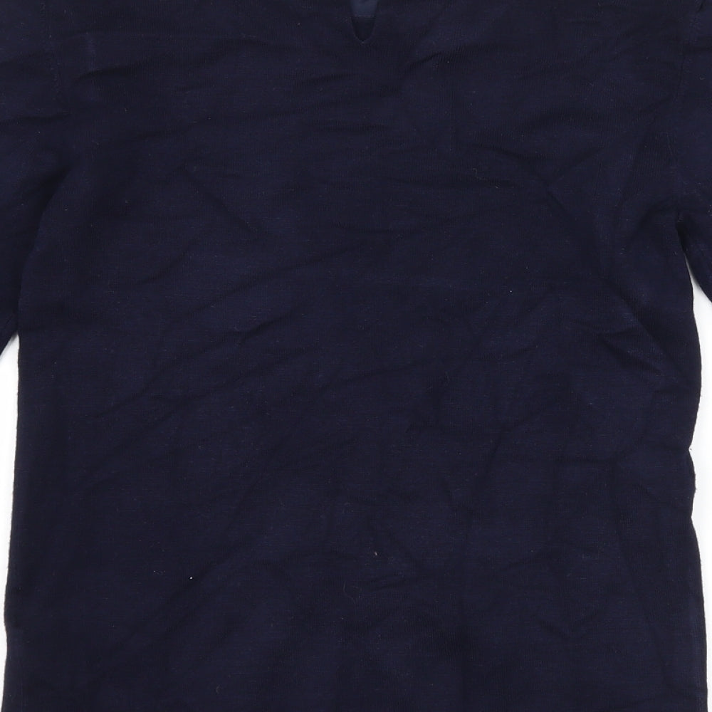 Warehouse Womens Blue Basic T-Shirt Size 6