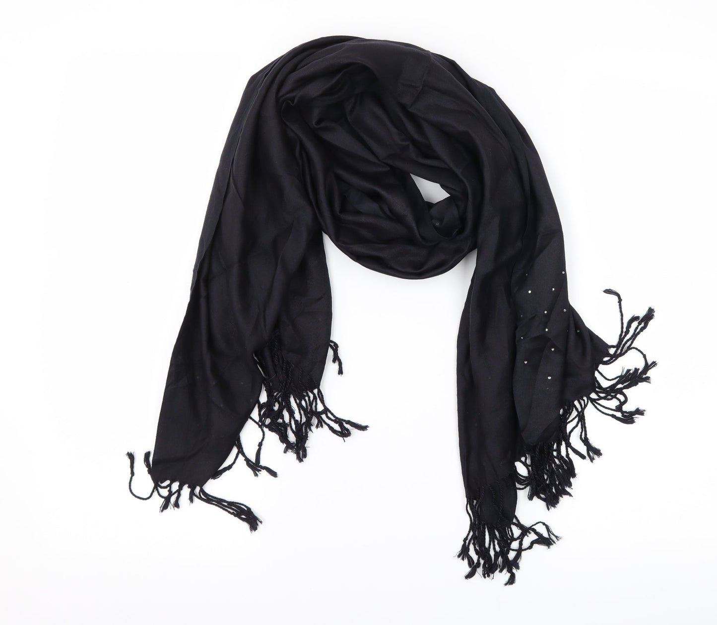 Preworn Womens Black Scarf