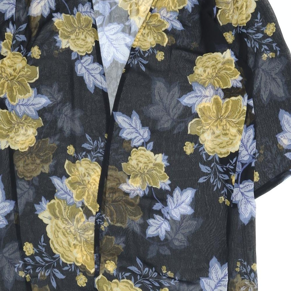 JD Williams Womens Multicoloured Floral Kimono Blouse Size 10