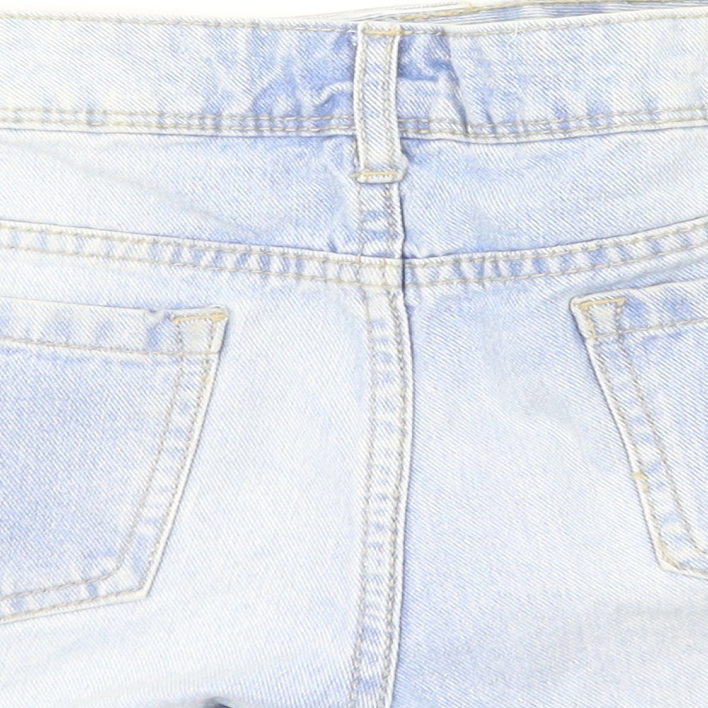 Denim &co Womens Blue Hot Pants Shorts Size 8