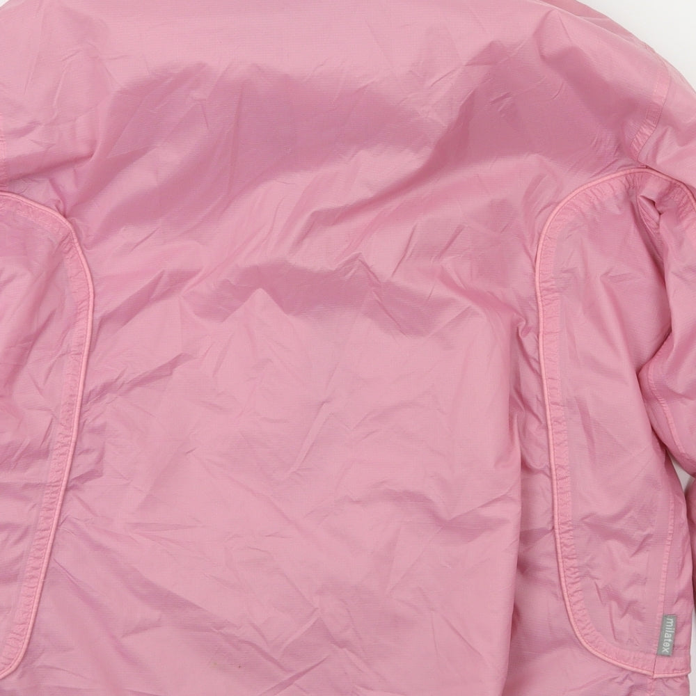 MILATEX Womens Pink Rain Coat Coat Size 12
