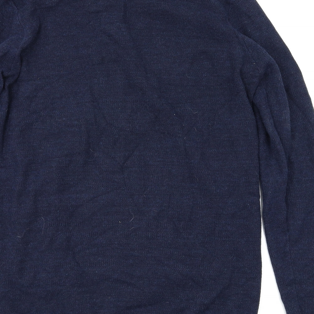 NEXT Womens Blue Full Zip Jumper Size L