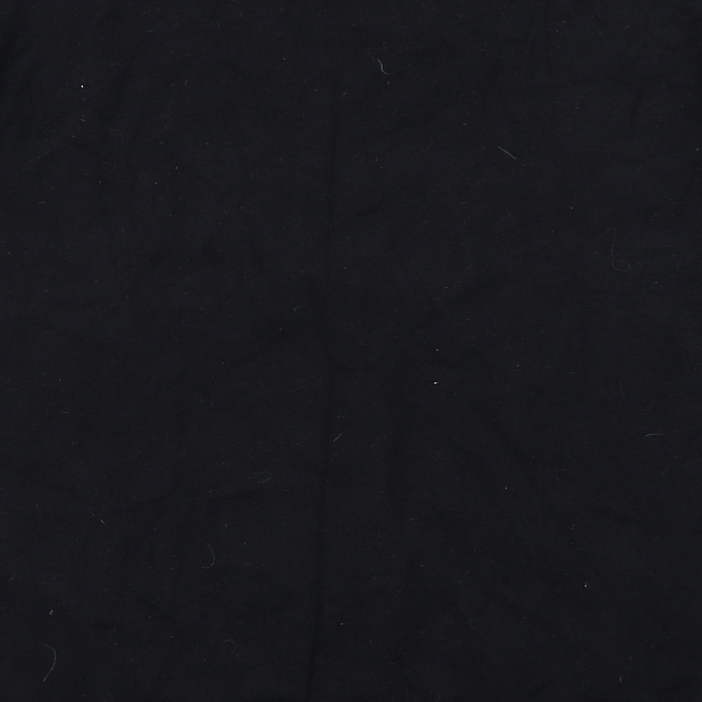 F&F Womens Black Basic T-Shirt Size 8