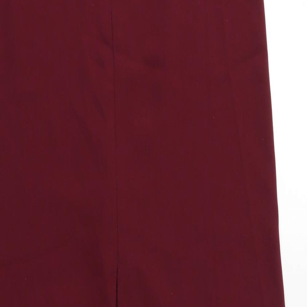River Island Womens Red A-Line Skirt Size 8