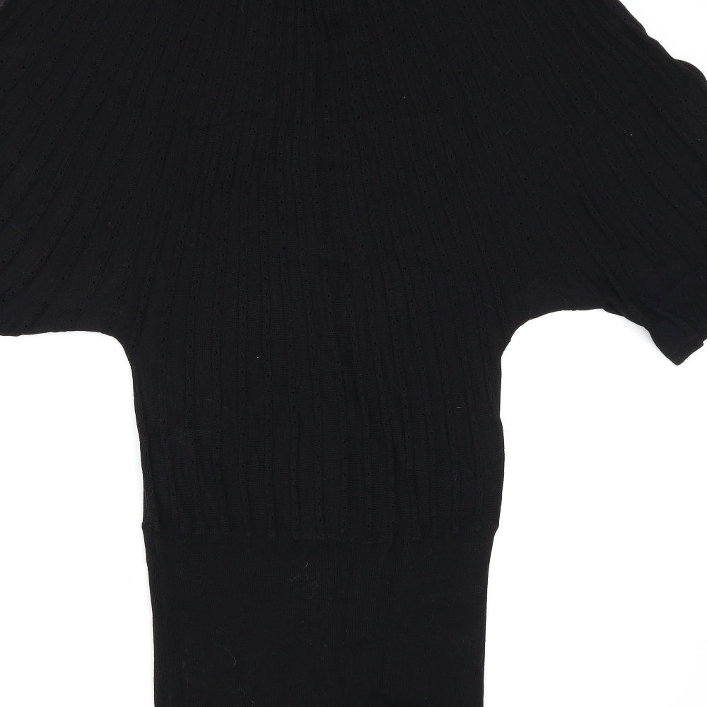 H&M Womens Black Pullover Jumper Size 8