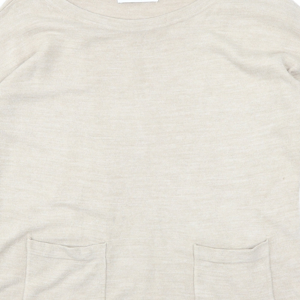 George Womens Beige Pullover Jumper Size 10