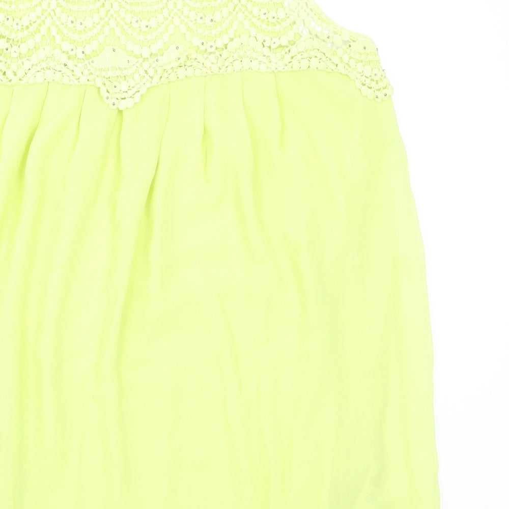 Dorothy Perkins Womens Green Camisole Tank Size 16