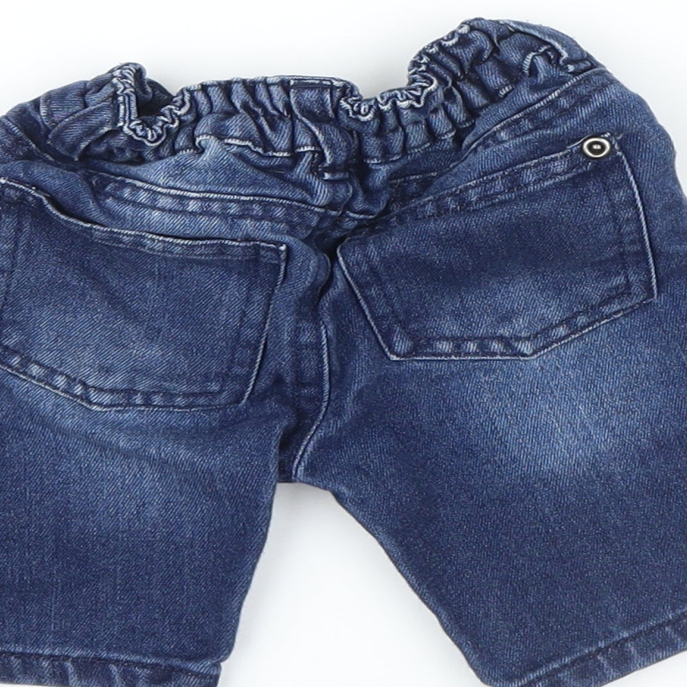 Primark Boys Blue Denim Capri Jeans Size 9-12 Months