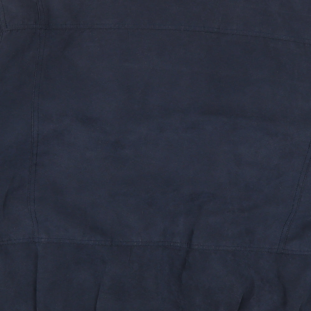Simon Taylor Womens Blue Overcoat Coat Size L