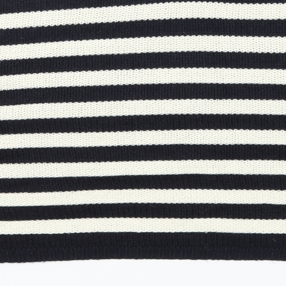 Topshop Womens Blue Striped Pullover Jumper Size 8