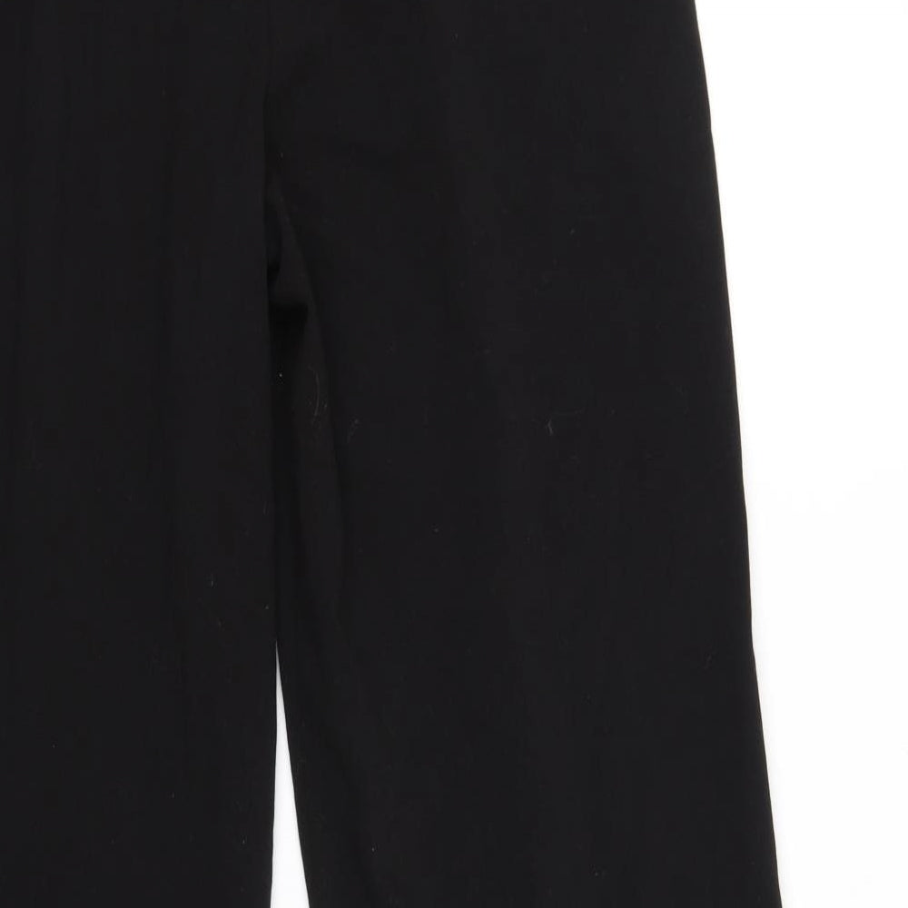 F&F Womens Black Trousers Size 10 L31 in