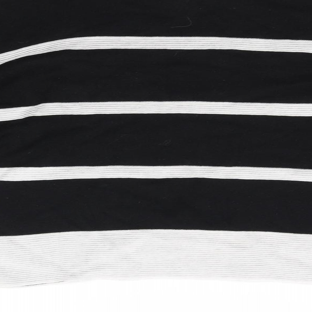 Atmosphere Womens Black Striped Pullover Jumper Size XL