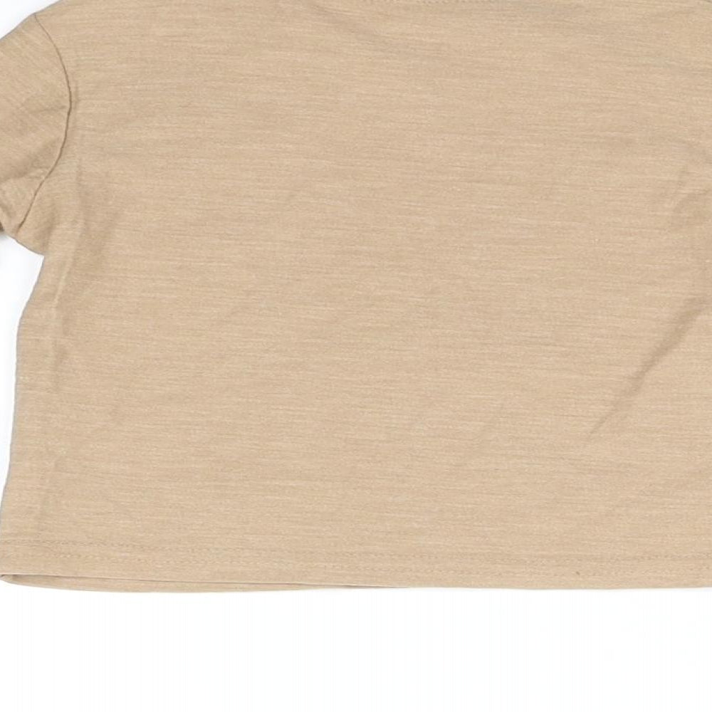 TU Beige Basic T-Shirt Size 3-6 Months