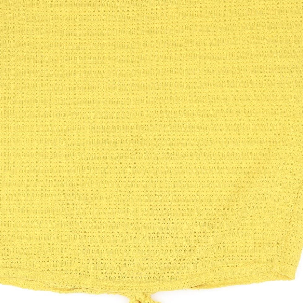 New Look Womens Yellow Vest Jumper Size L