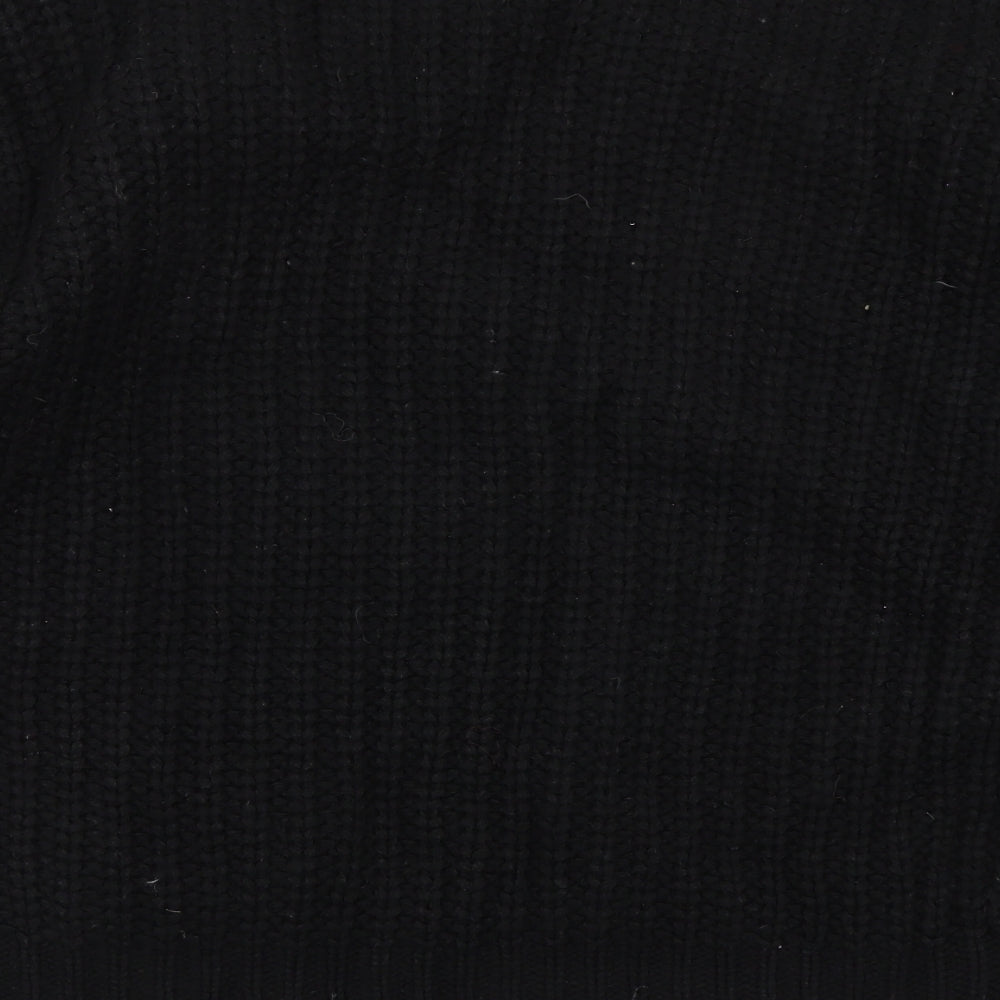 Topshop Womens Black Pullover Jumper Size S