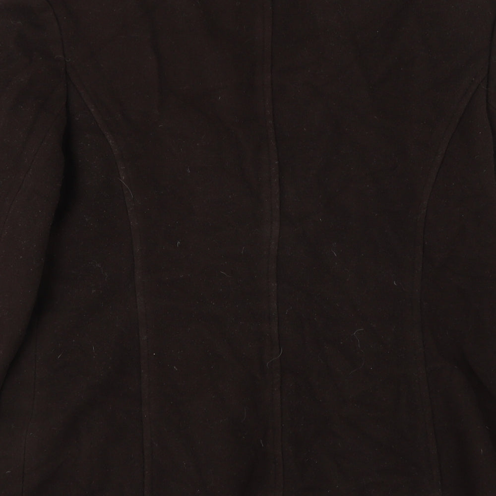 JWF Womens Brown Jacket Coat Size 12