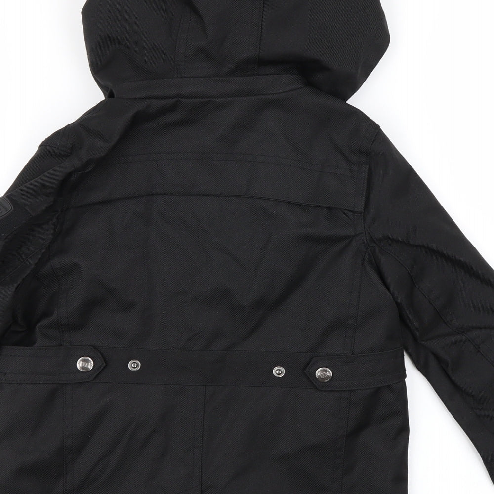 Preworn Boys Black Jacket Coat Size 3 Years