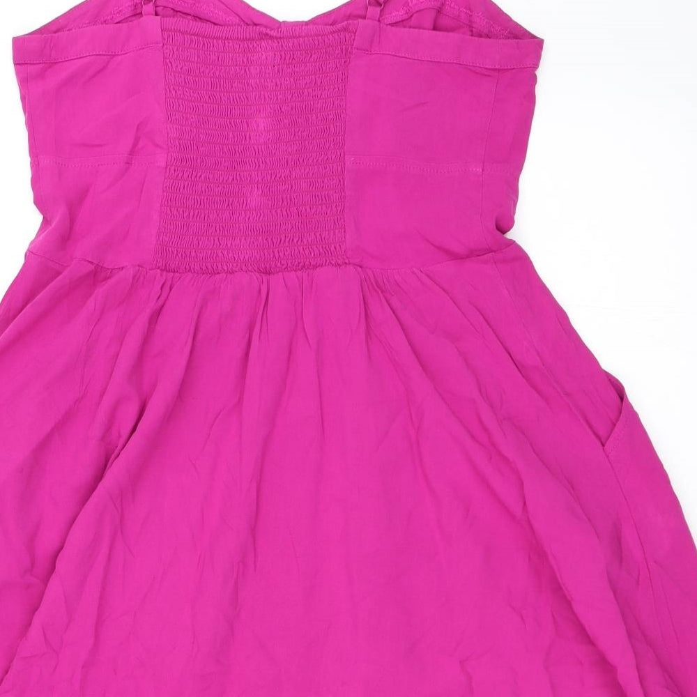 Express Womens Pink Fit & Flare Size S