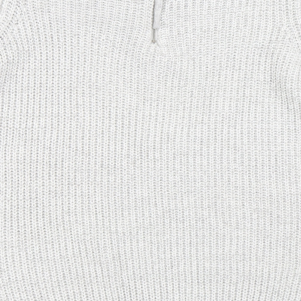 Wallis Womens Grey Pullover Jumper Size S