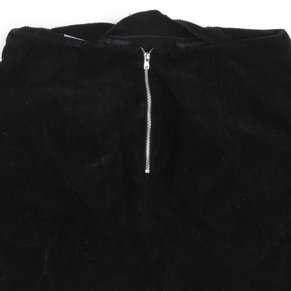 Newlook Womens Black A-Line Skirt Size 10