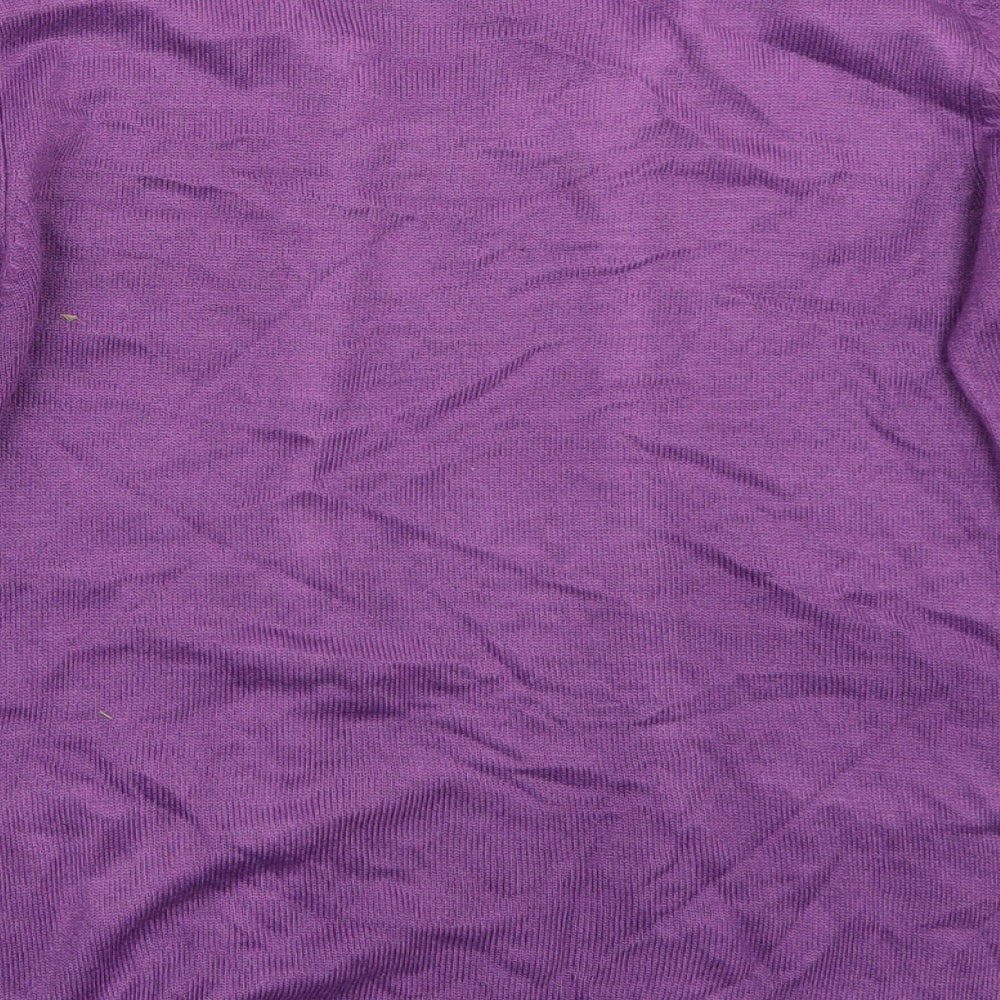 Anna rose Womens Purple Pullover Jumper Size S