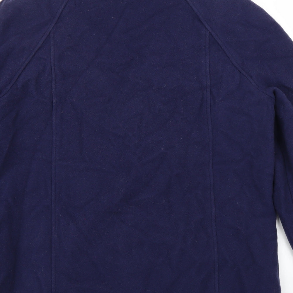 Millburn Womens Purple Jacket Coat Size 14