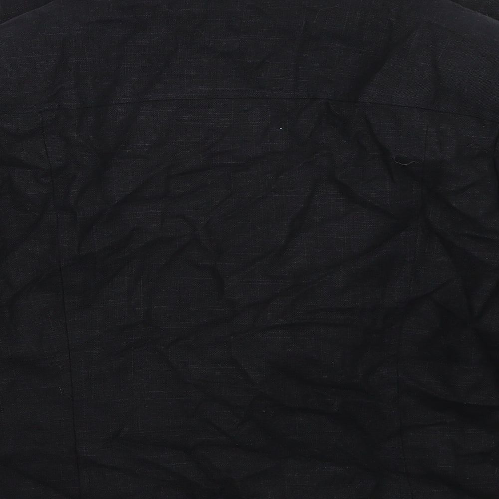 BHS Womens Black Jacket Coat Size 16