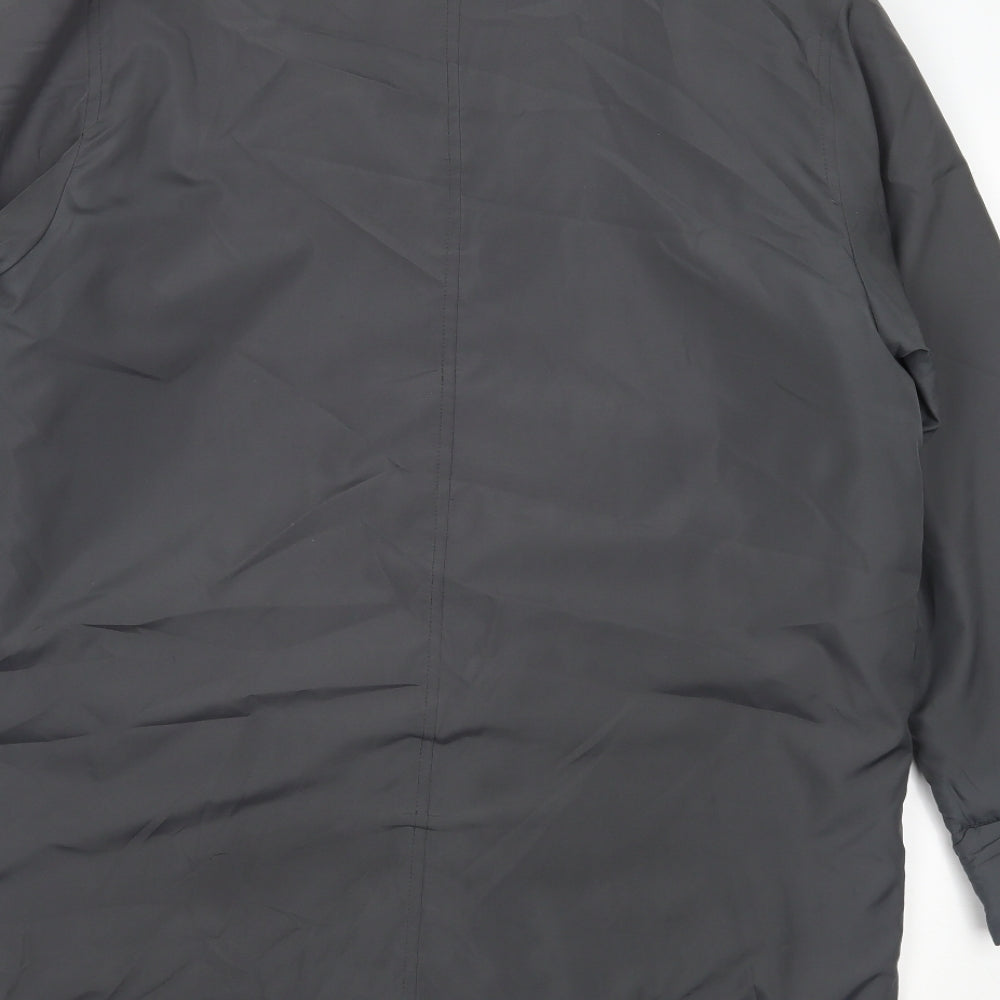 House of Fraser Womens Grey Overcoat Coat Size 10