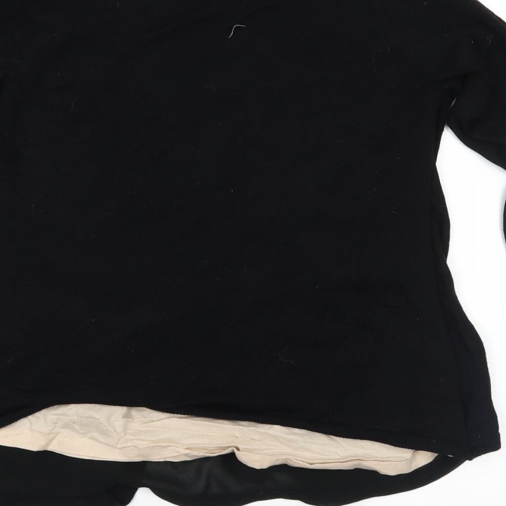 TU Womens Black Pullover Jumper Size 8