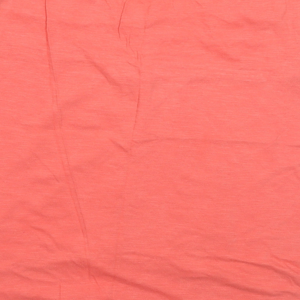 Bonmarché Womens Pink Geometric Basic T-Shirt Size 14