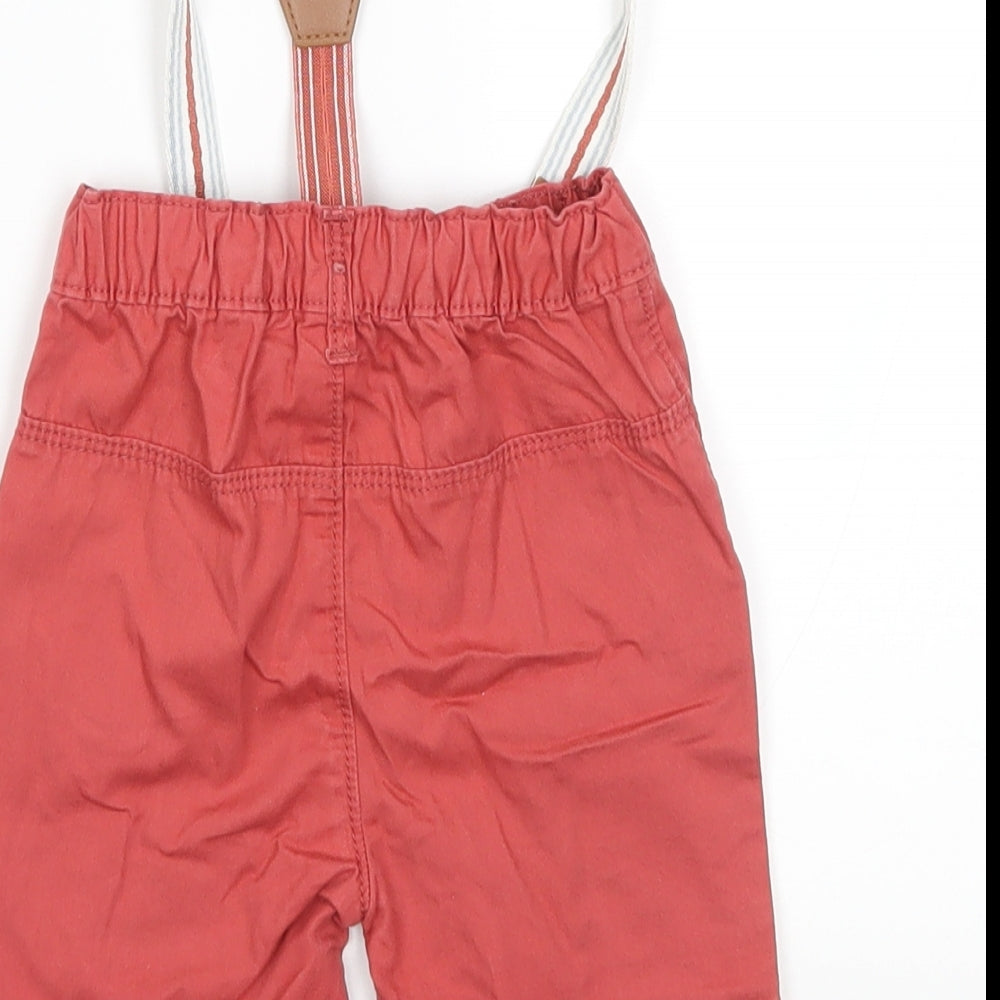 Nutmeg Boys Brown Cropped Trousers Size 6-9 Months