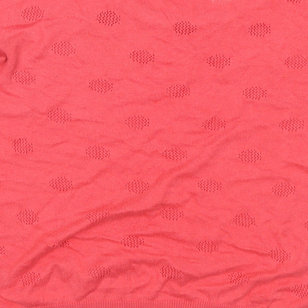 George Womens Pink Knit Pullover Jumper Size 10