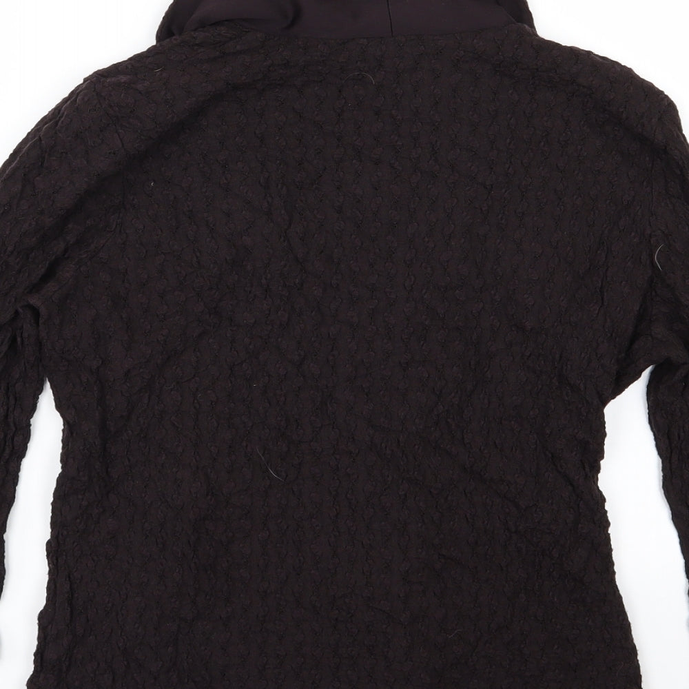 Alex & Co Womens Black Wrap T-Shirt Size M