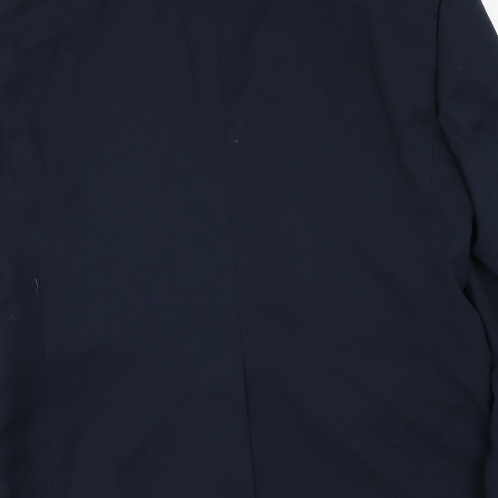 ONESIXFIVE Mens Blue Jacket Suit Size 40