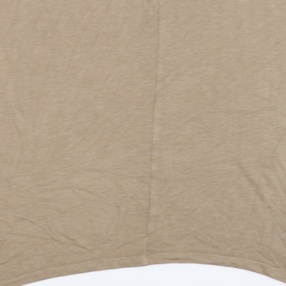 River Island Womens Beige Knit Pullover Jumper Size 8 - Oversized