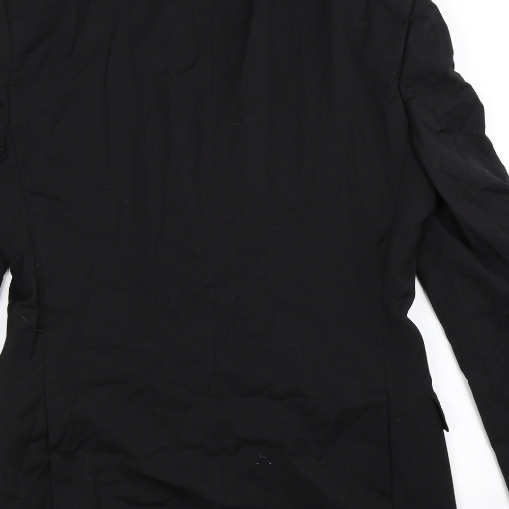 Marks & Spencer Mens Black Jacket Suit Jacket Size 36