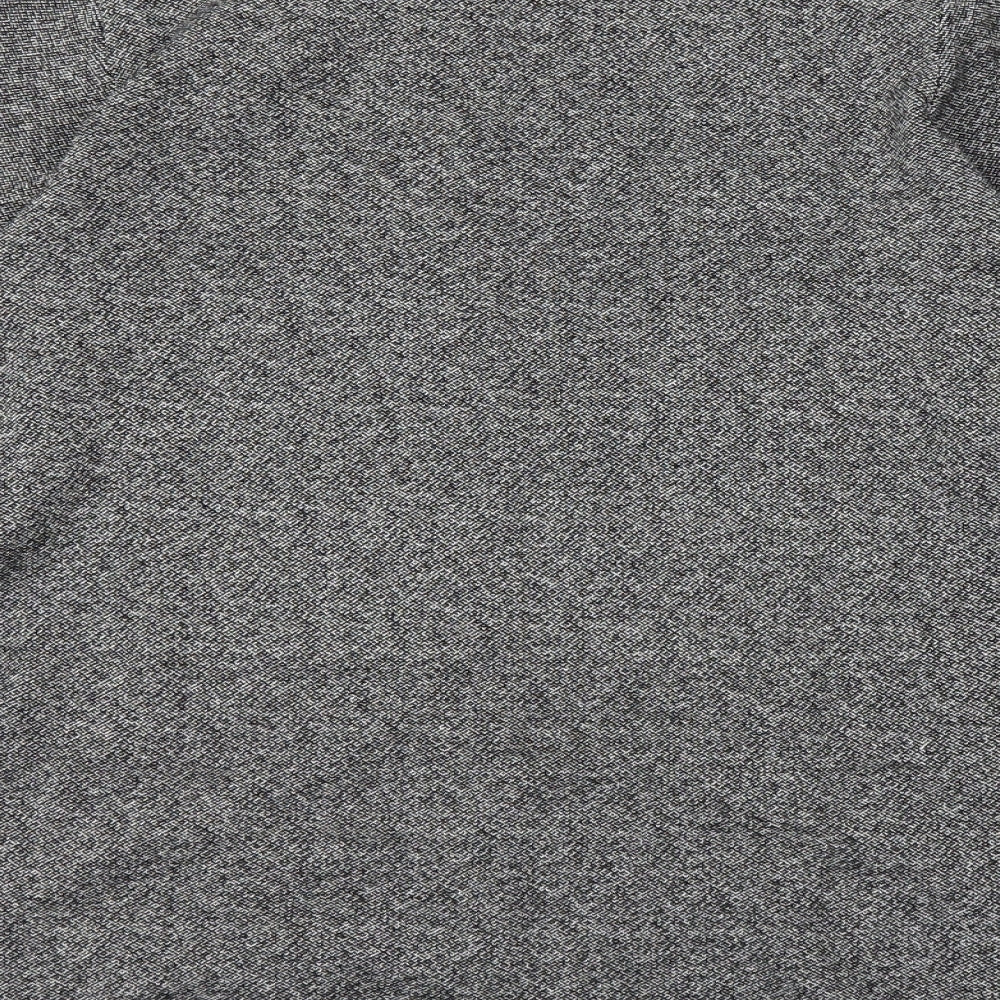 Brand and care label for D&Co. women’s grey jumper, size M