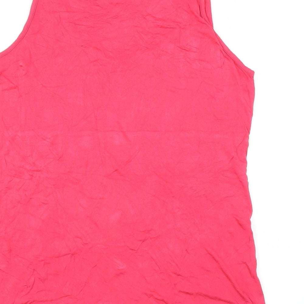 BENdeLISI Womens Pink Basic Tank Size M