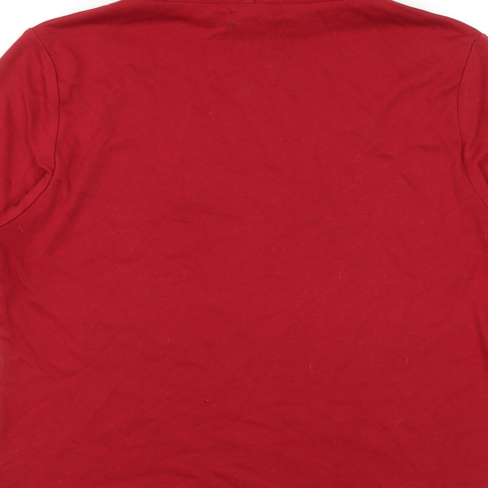 first avenue Womens Red Pullover Jumper Size M