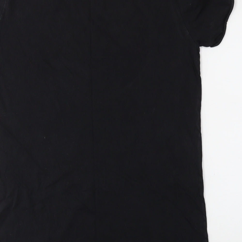 Love to lounge Womens Black Basic T-Shirt Size 14