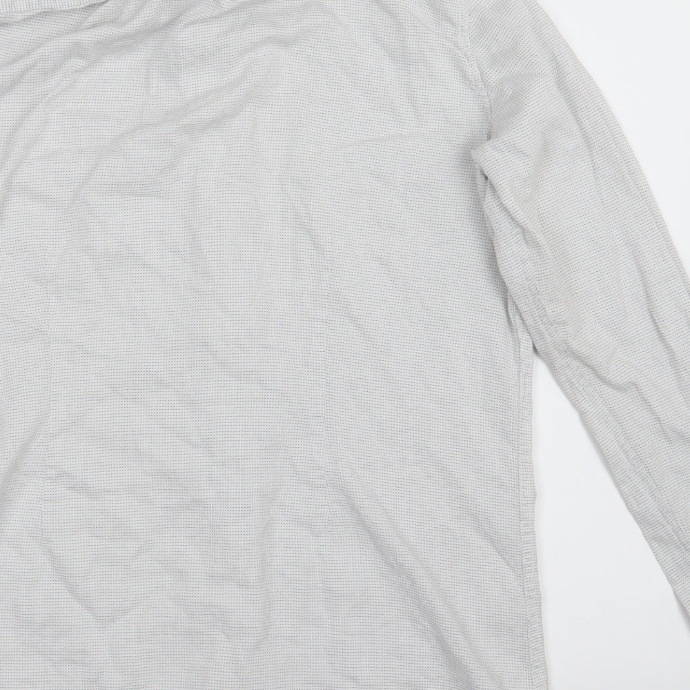 NEXT Mens White Button-Up Size M
