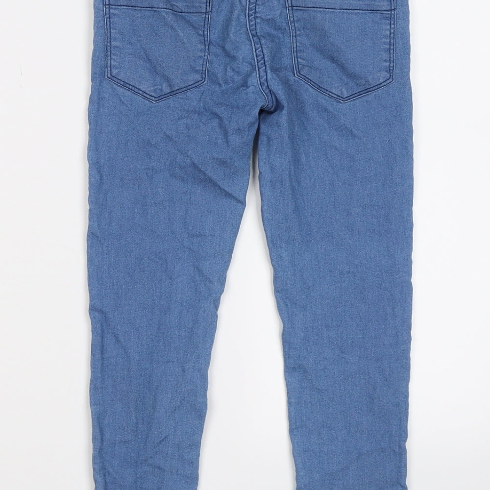 Matalan Girls Blue Denim Skinny Jeans Size 7 Years