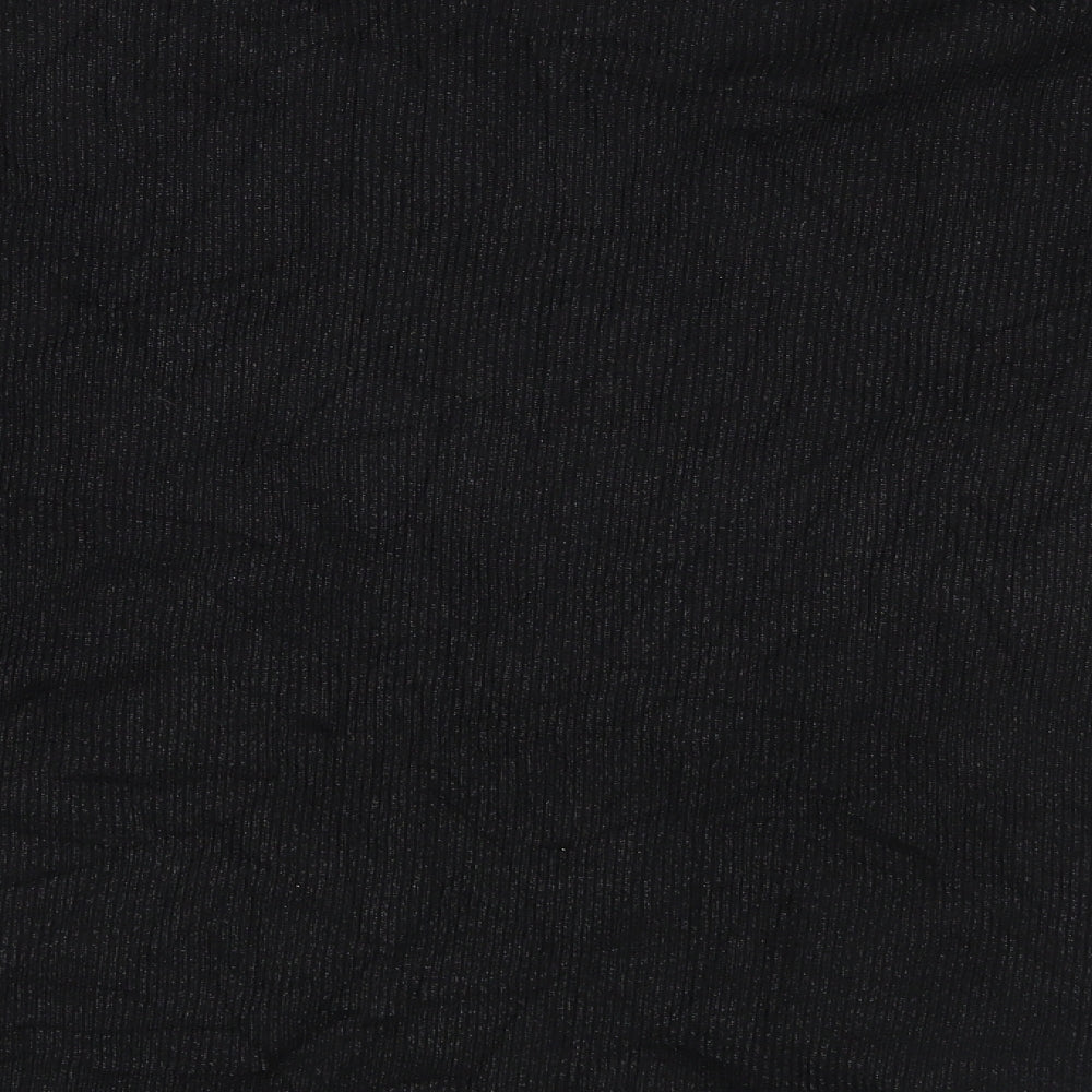 J&S Millenium Womens Black Knit Pullover Jumper Size L