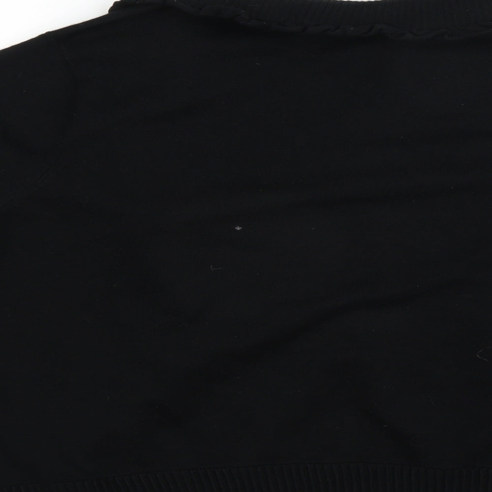 Thesis Womens Black Cardigan Jumper Size XL